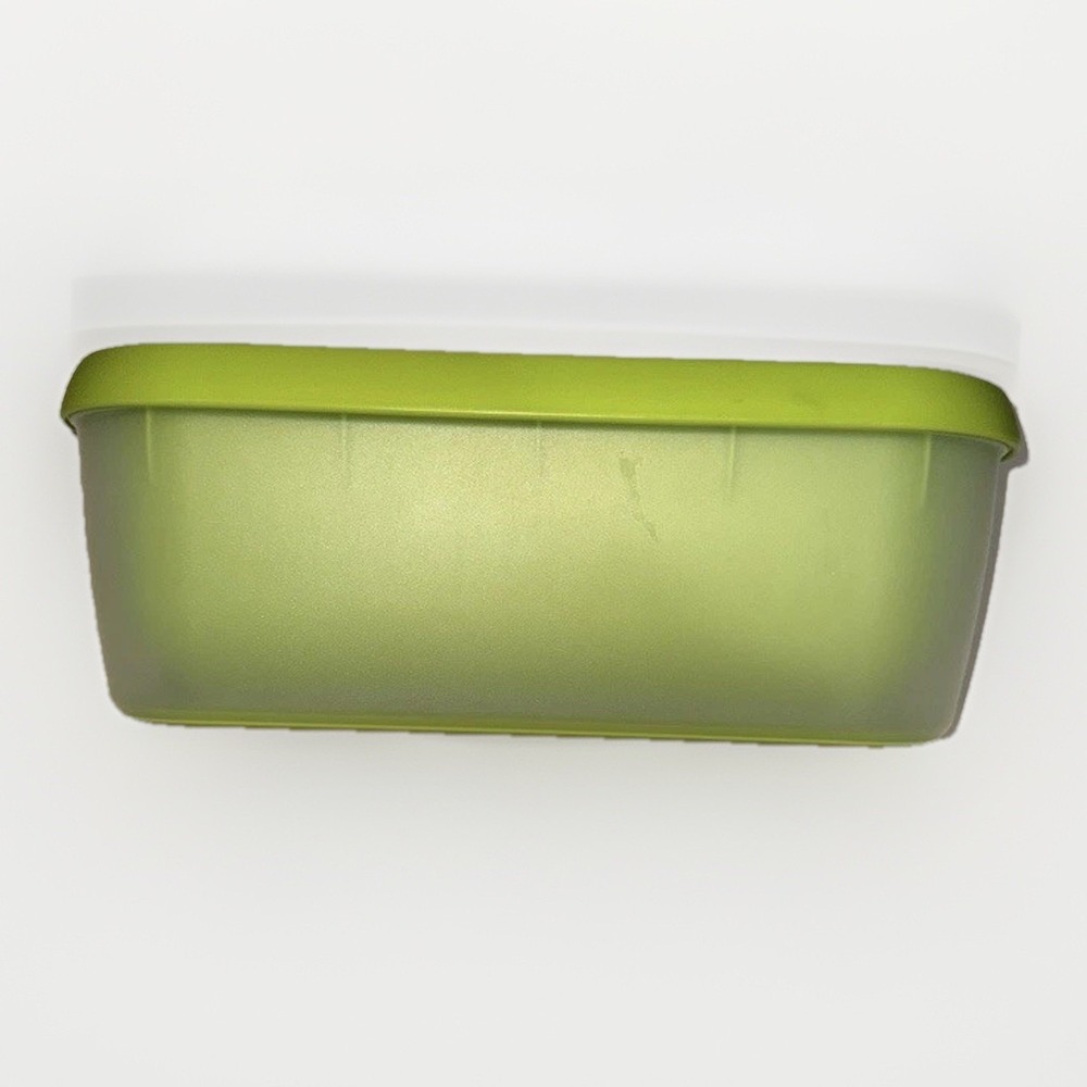 SUMO Ice Cream Container 1.5 Qt Insulated Tub with Lid Green Freezer Storage